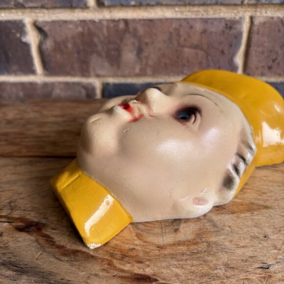 1940's Chalkware CHEF String Holder Dispenser - Picture 7 of 12